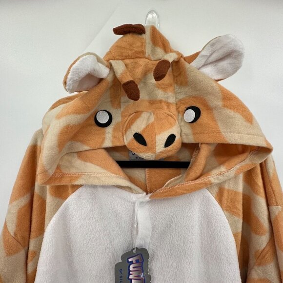 Silver Lilly Funziez Giraffe One Piece Button Up Costume Size 2XL Animals PJs - Picture 4 of 6